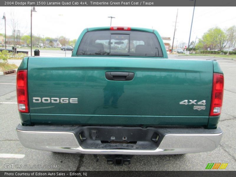 Timberline Green Pearl Coat / Taupe 2004 Dodge Ram 1500 Laramie Quad Cab 4x4