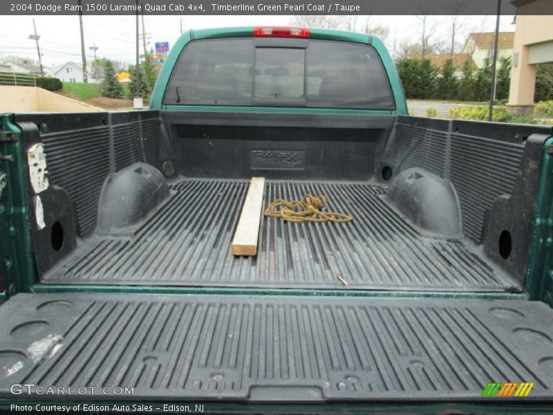Timberline Green Pearl Coat / Taupe 2004 Dodge Ram 1500 Laramie Quad Cab 4x4