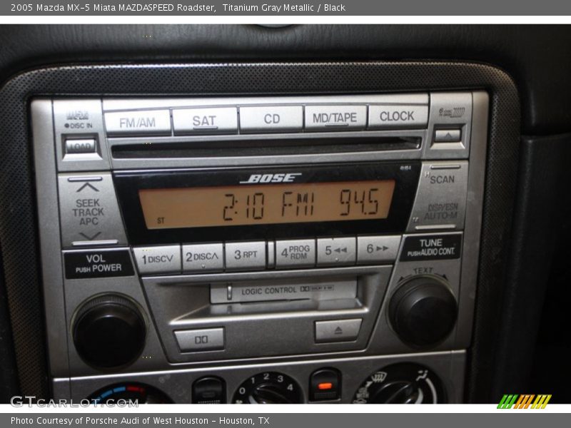 Audio System of 2005 MX-5 Miata MAZDASPEED Roadster