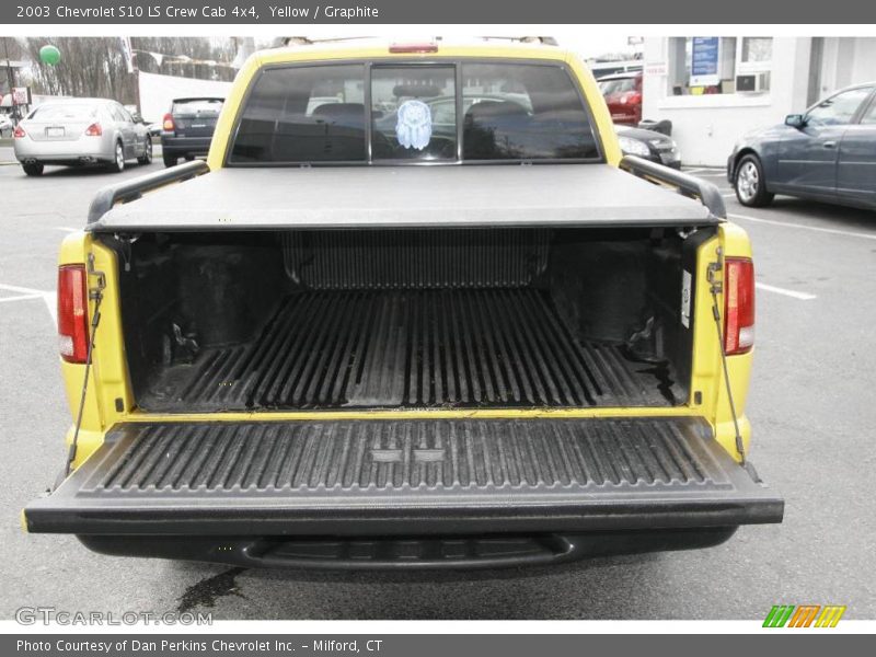 Yellow / Graphite 2003 Chevrolet S10 LS Crew Cab 4x4