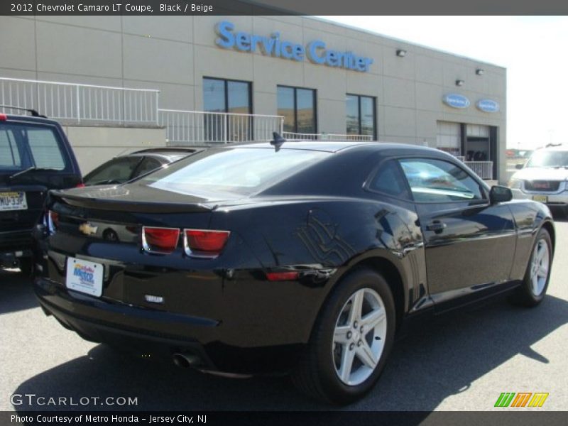 Black / Beige 2012 Chevrolet Camaro LT Coupe