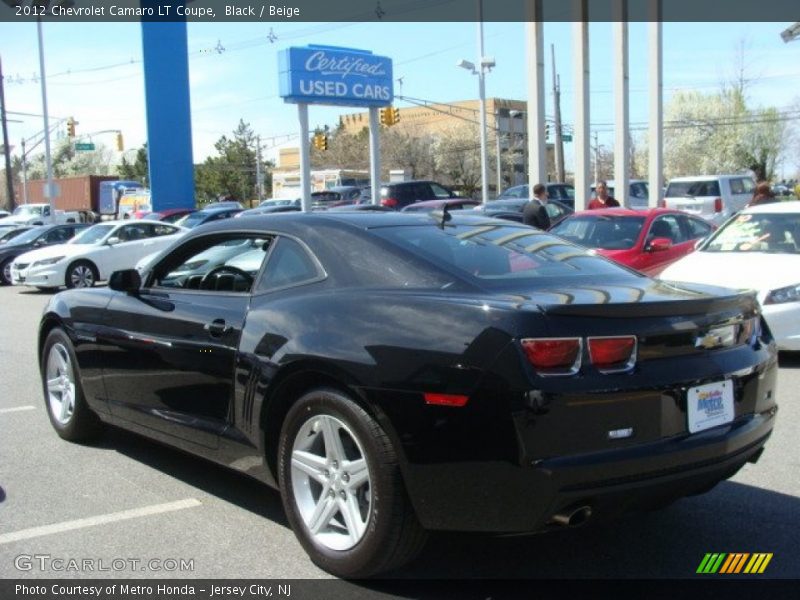 Black / Beige 2012 Chevrolet Camaro LT Coupe
