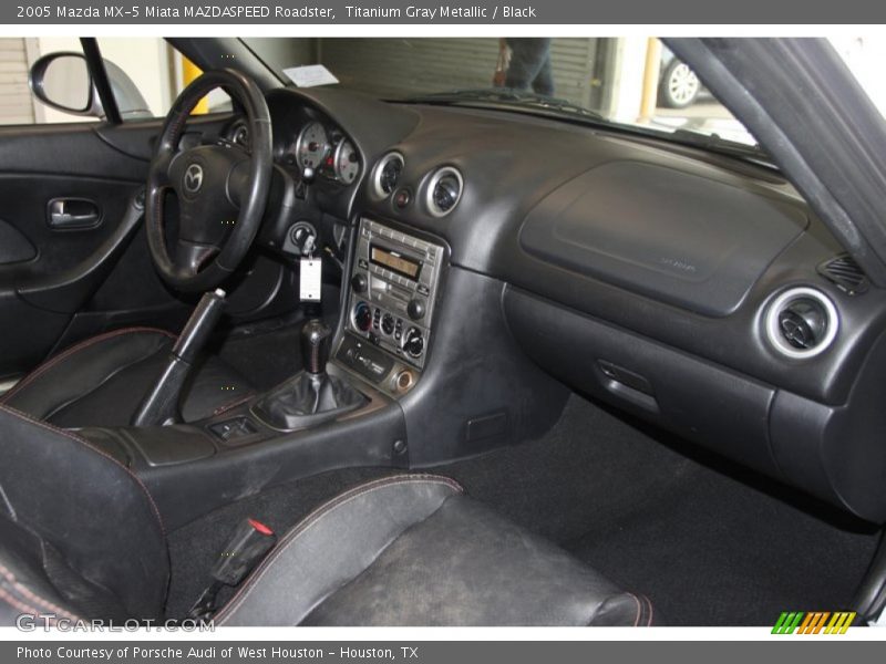 Titanium Gray Metallic / Black 2005 Mazda MX-5 Miata MAZDASPEED Roadster