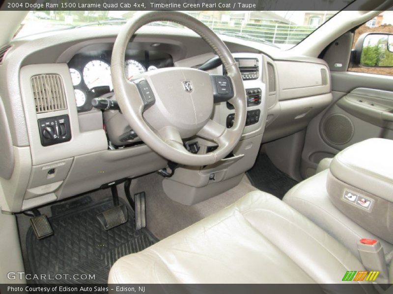Taupe Interior - 2004 Ram 1500 Laramie Quad Cab 4x4 
