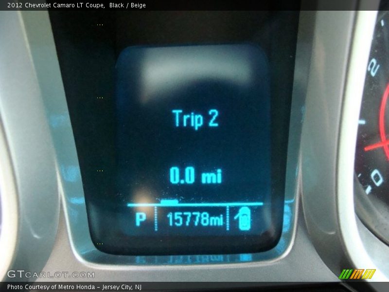 Black / Beige 2012 Chevrolet Camaro LT Coupe