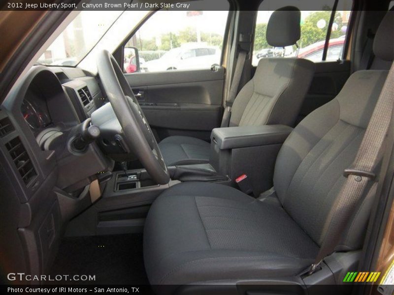 Canyon Brown Pearl / Dark Slate Gray 2012 Jeep Liberty Sport