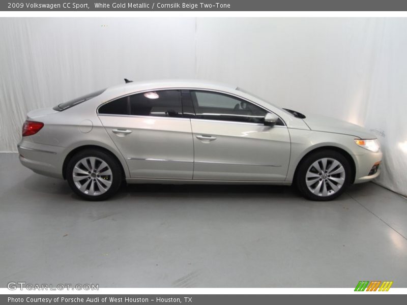 White Gold Metallic / Cornsilk Beige Two-Tone 2009 Volkswagen CC Sport