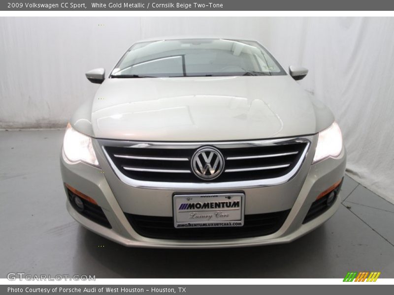 White Gold Metallic / Cornsilk Beige Two-Tone 2009 Volkswagen CC Sport