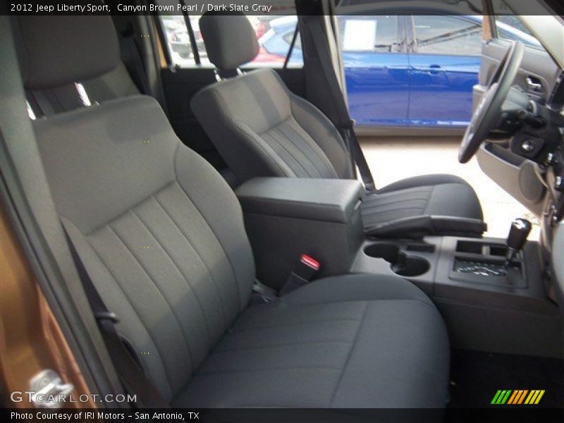 Canyon Brown Pearl / Dark Slate Gray 2012 Jeep Liberty Sport