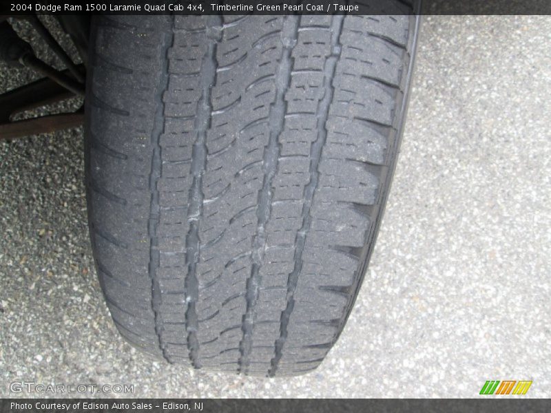 Timberline Green Pearl Coat / Taupe 2004 Dodge Ram 1500 Laramie Quad Cab 4x4