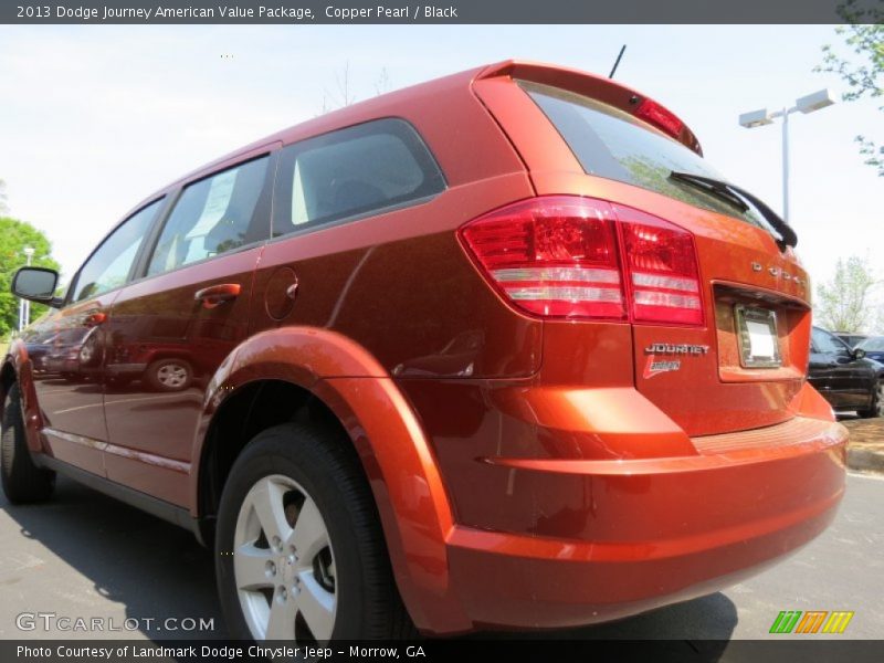 Copper Pearl / Black 2013 Dodge Journey American Value Package