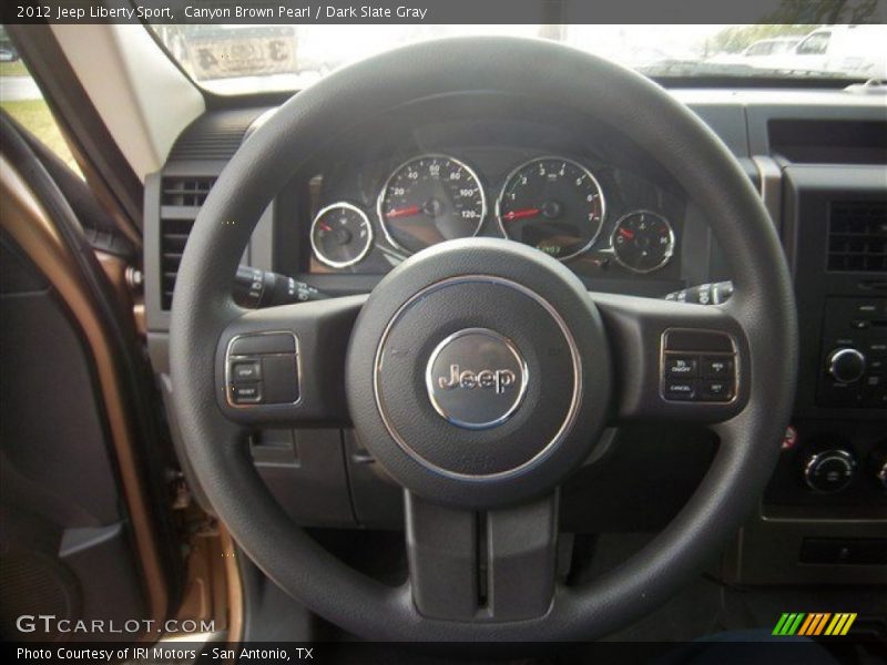 Canyon Brown Pearl / Dark Slate Gray 2012 Jeep Liberty Sport