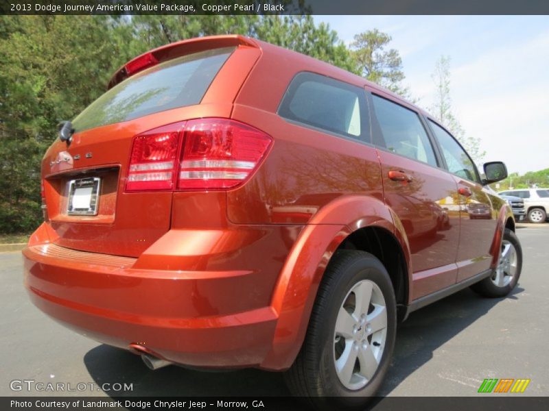 Copper Pearl / Black 2013 Dodge Journey American Value Package