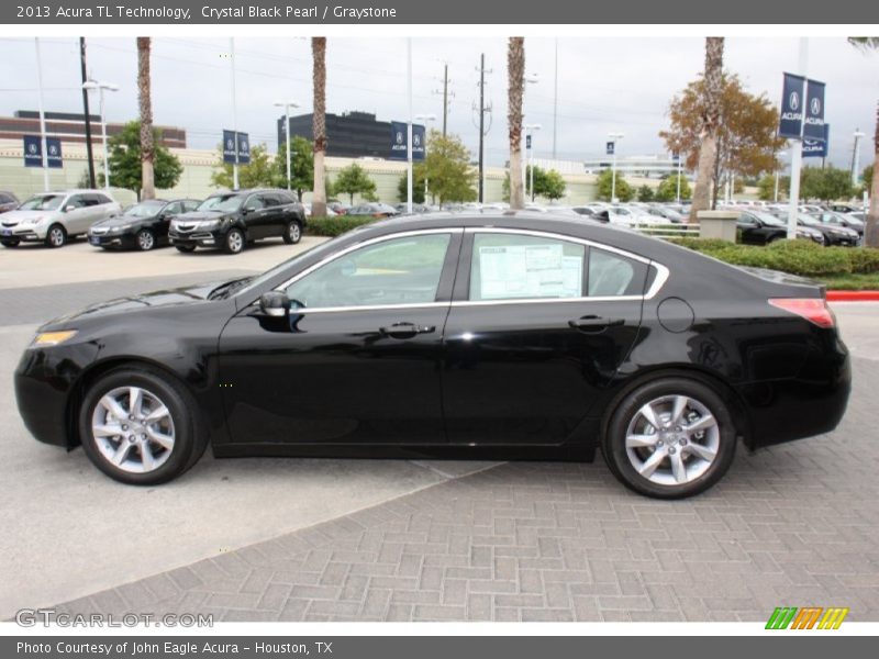 Crystal Black Pearl / Graystone 2013 Acura TL Technology