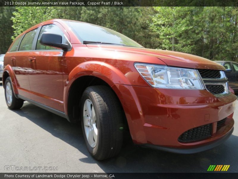 Copper Pearl / Black 2013 Dodge Journey American Value Package