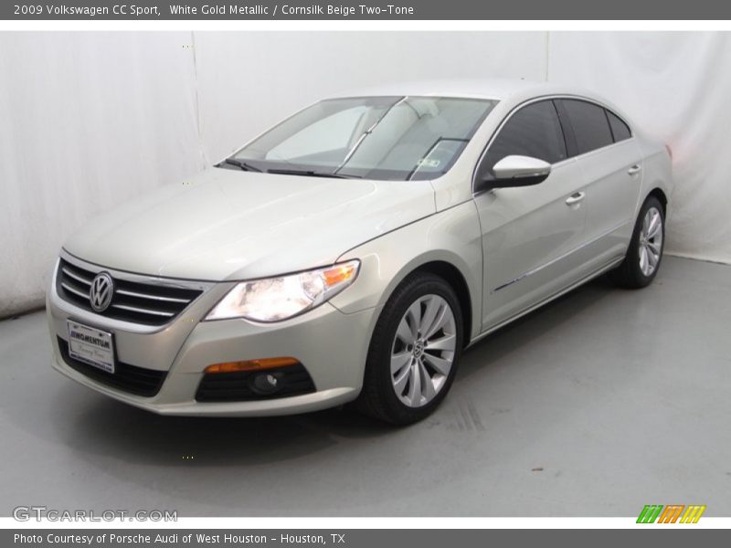 White Gold Metallic / Cornsilk Beige Two-Tone 2009 Volkswagen CC Sport