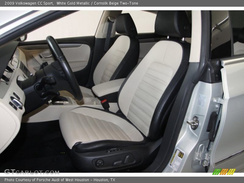 White Gold Metallic / Cornsilk Beige Two-Tone 2009 Volkswagen CC Sport