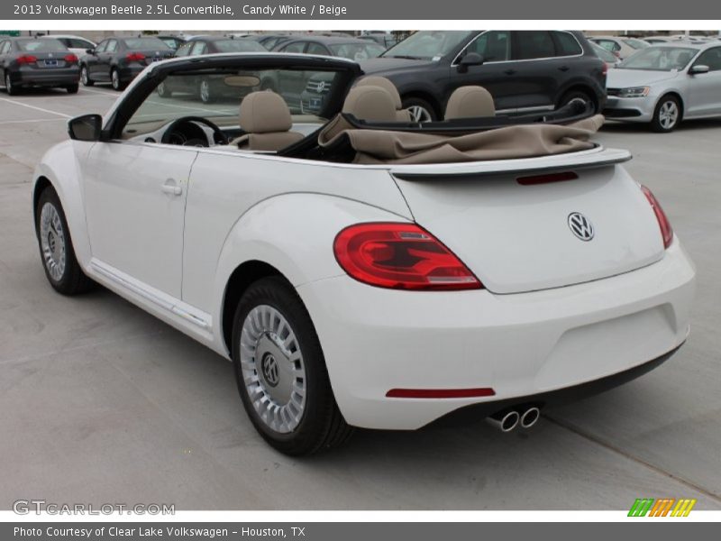 Candy White / Beige 2013 Volkswagen Beetle 2.5L Convertible
