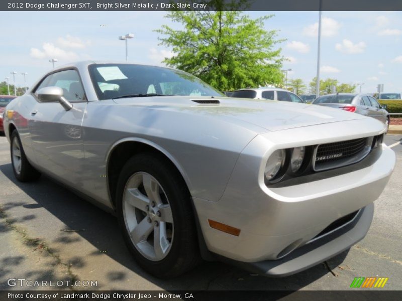 Bright Silver Metallic / Dark Slate Gray 2012 Dodge Challenger SXT