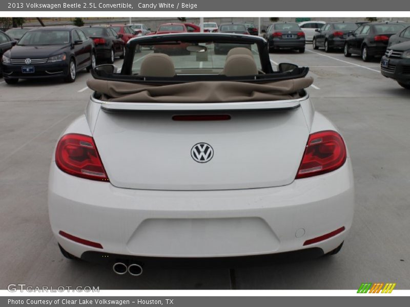 Candy White / Beige 2013 Volkswagen Beetle 2.5L Convertible
