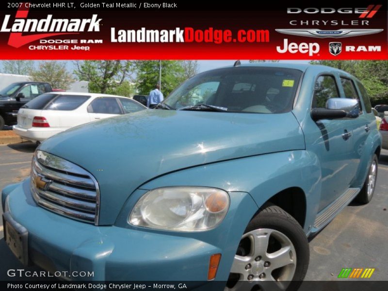 Golden Teal Metallic / Ebony Black 2007 Chevrolet HHR LT