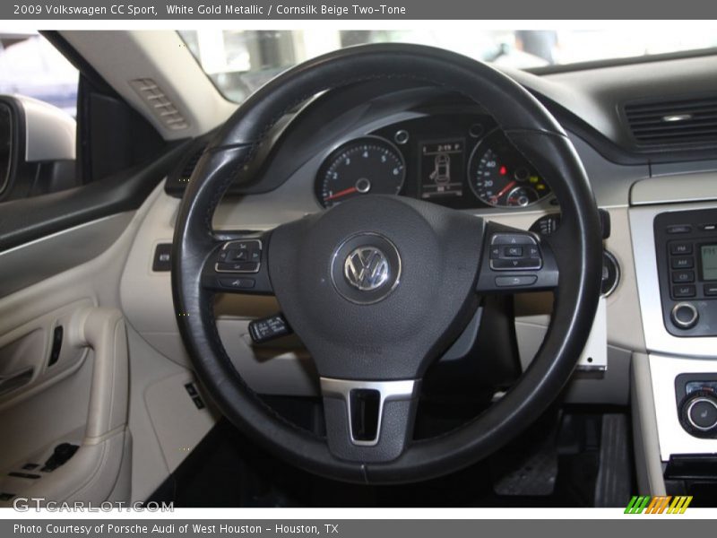 White Gold Metallic / Cornsilk Beige Two-Tone 2009 Volkswagen CC Sport