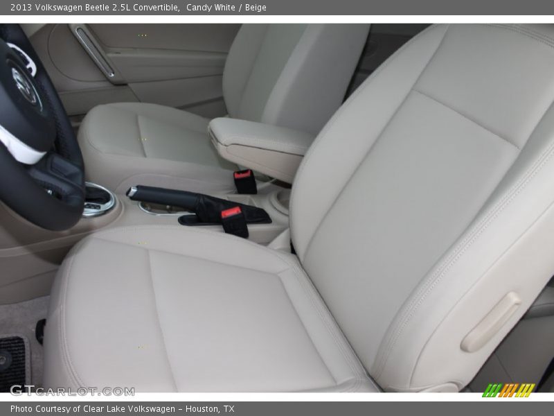 Candy White / Beige 2013 Volkswagen Beetle 2.5L Convertible