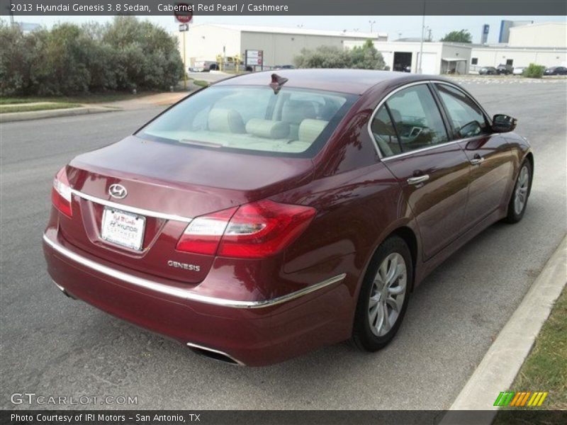 Cabernet Red Pearl / Cashmere 2013 Hyundai Genesis 3.8 Sedan