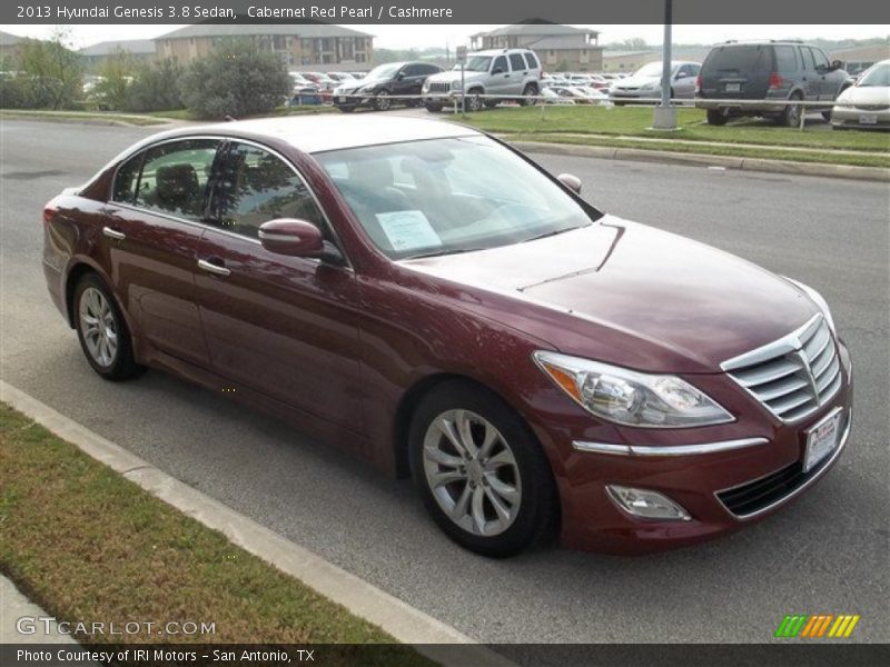 Cabernet Red Pearl / Cashmere 2013 Hyundai Genesis 3.8 Sedan