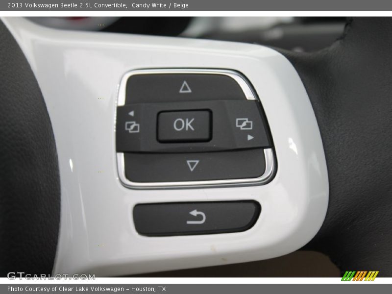 Candy White / Beige 2013 Volkswagen Beetle 2.5L Convertible