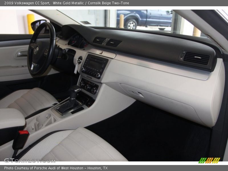 White Gold Metallic / Cornsilk Beige Two-Tone 2009 Volkswagen CC Sport