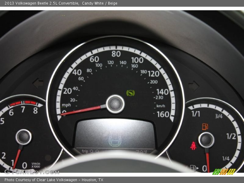 Candy White / Beige 2013 Volkswagen Beetle 2.5L Convertible