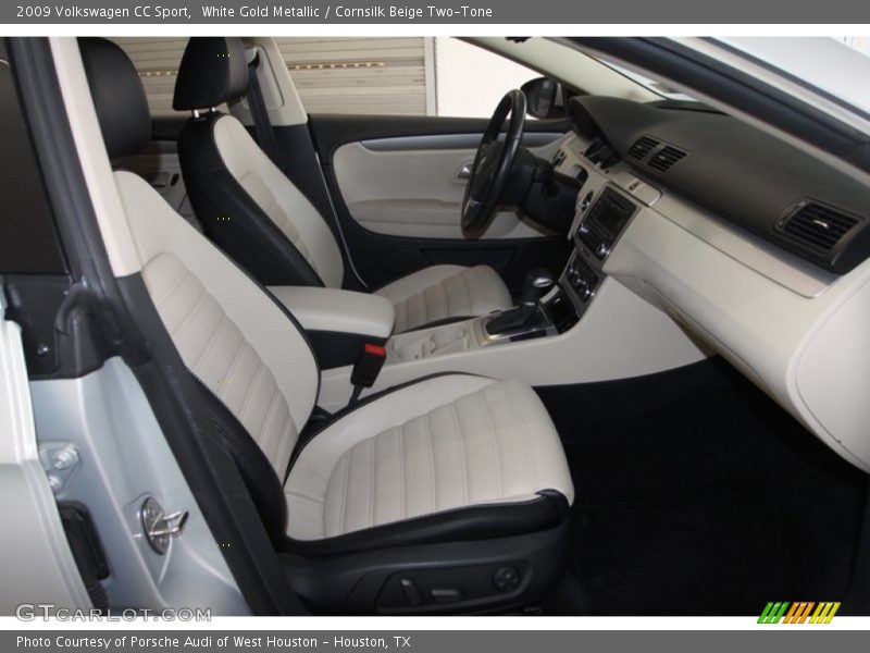 White Gold Metallic / Cornsilk Beige Two-Tone 2009 Volkswagen CC Sport