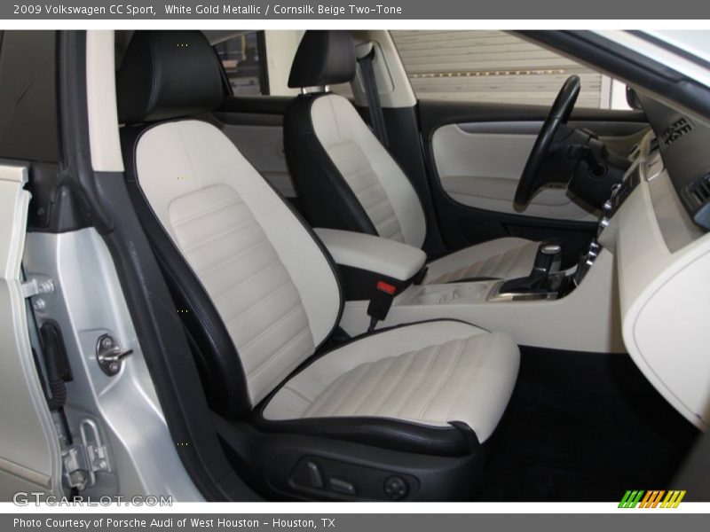 White Gold Metallic / Cornsilk Beige Two-Tone 2009 Volkswagen CC Sport