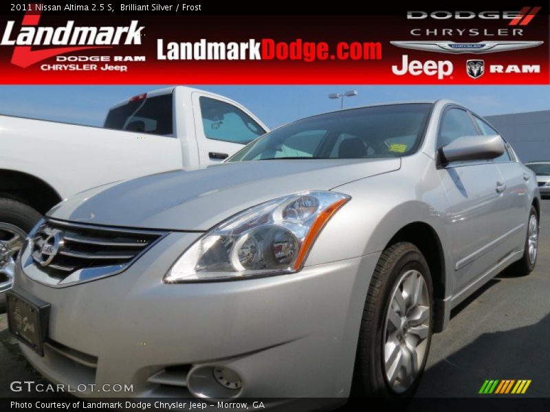 Brilliant Silver / Frost 2011 Nissan Altima 2.5 S