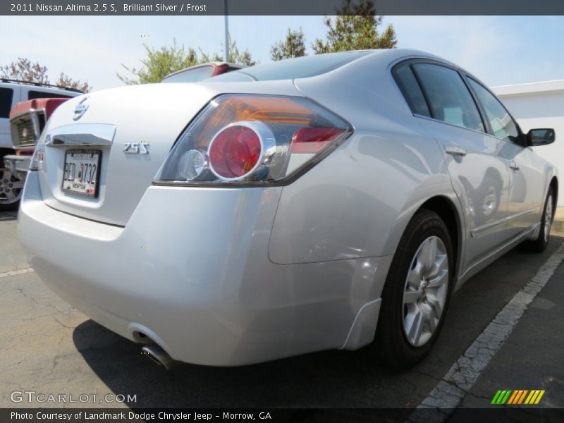 Brilliant Silver / Frost 2011 Nissan Altima 2.5 S