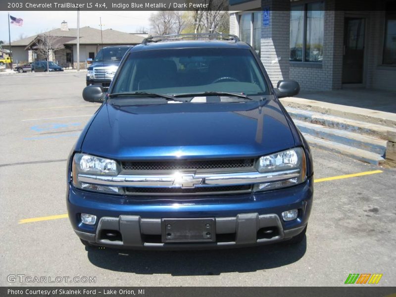 Indigo Blue Metallic / Dark Pewter 2003 Chevrolet TrailBlazer LS 4x4
