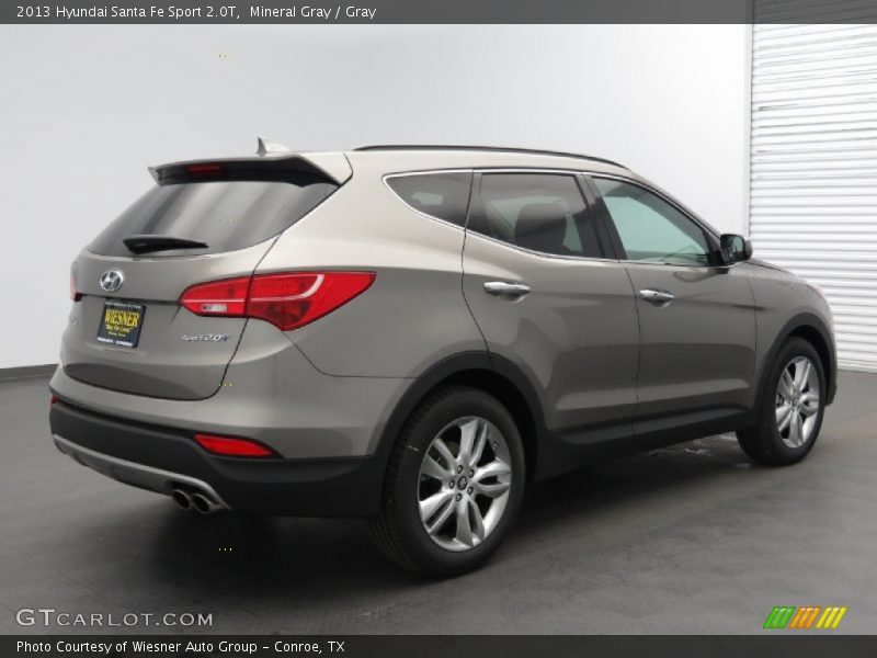 Mineral Gray / Gray 2013 Hyundai Santa Fe Sport 2.0T