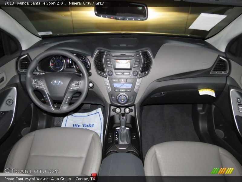Mineral Gray / Gray 2013 Hyundai Santa Fe Sport 2.0T
