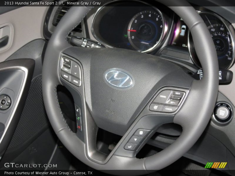Mineral Gray / Gray 2013 Hyundai Santa Fe Sport 2.0T