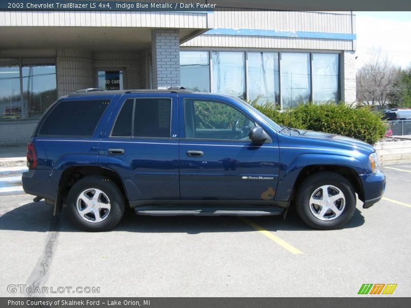 Indigo Blue Metallic / Dark Pewter 2003 Chevrolet TrailBlazer LS 4x4