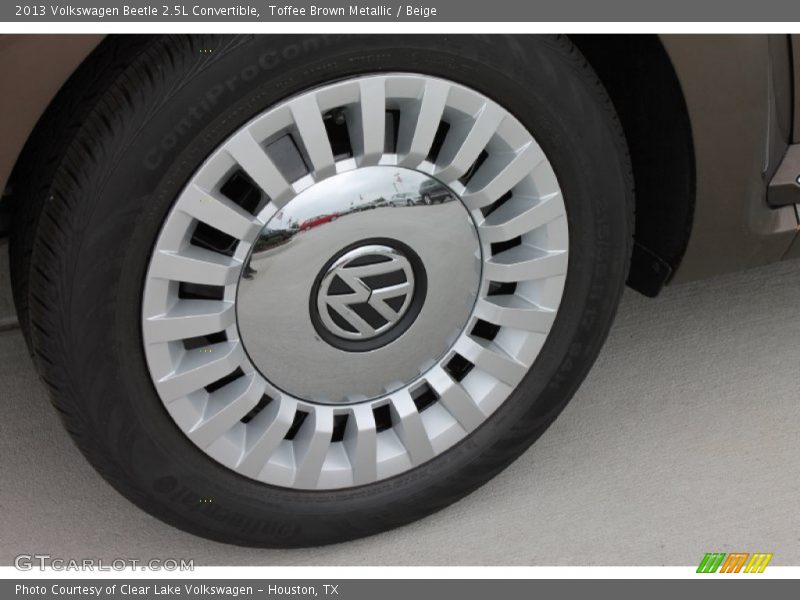 Toffee Brown Metallic / Beige 2013 Volkswagen Beetle 2.5L Convertible