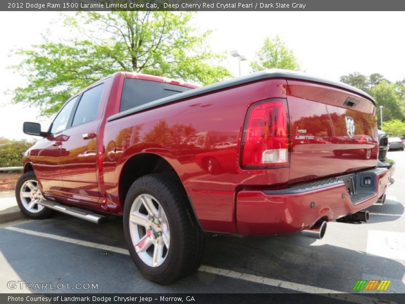 Deep Cherry Red Crystal Pearl / Dark Slate Gray 2012 Dodge Ram 1500 Laramie Limited Crew Cab