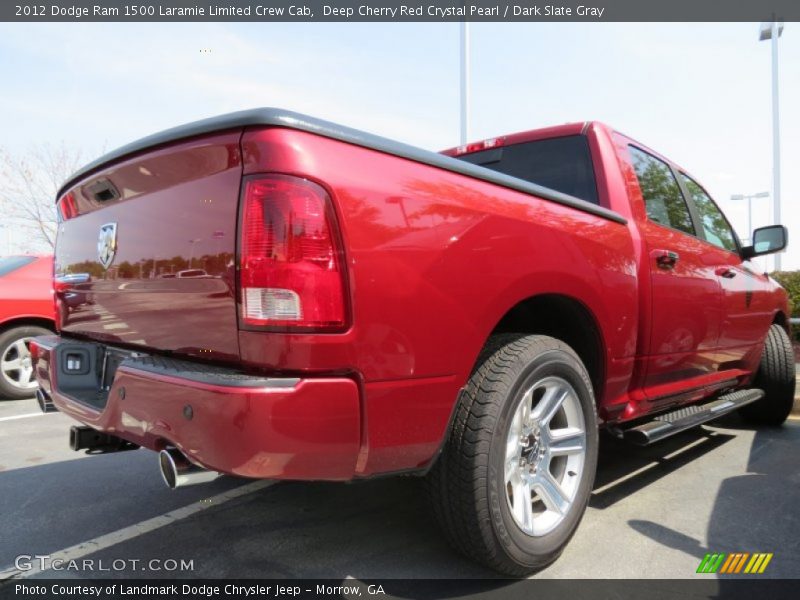 Deep Cherry Red Crystal Pearl / Dark Slate Gray 2012 Dodge Ram 1500 Laramie Limited Crew Cab