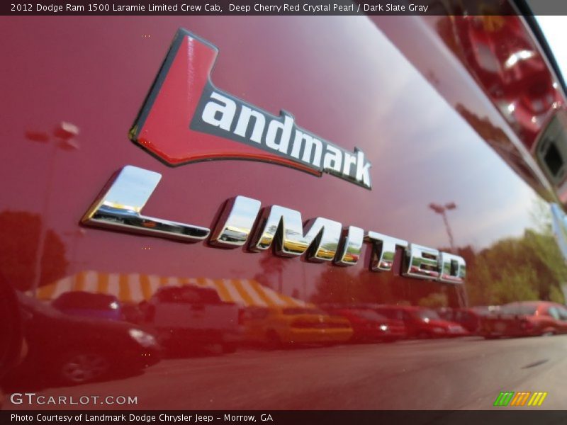 Deep Cherry Red Crystal Pearl / Dark Slate Gray 2012 Dodge Ram 1500 Laramie Limited Crew Cab
