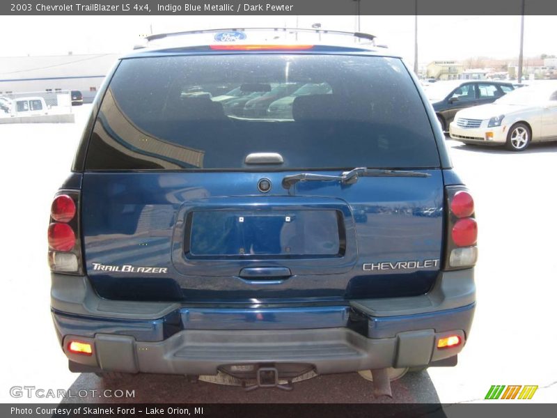 Indigo Blue Metallic / Dark Pewter 2003 Chevrolet TrailBlazer LS 4x4