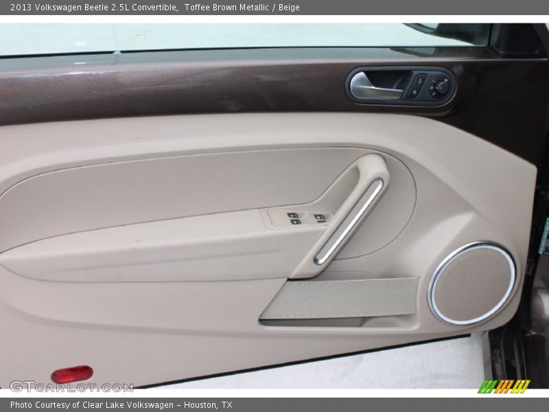 Toffee Brown Metallic / Beige 2013 Volkswagen Beetle 2.5L Convertible