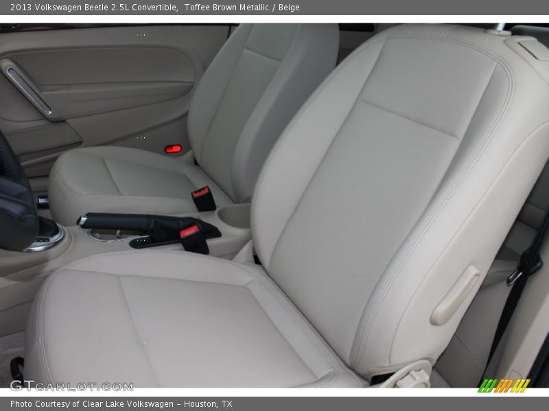 Toffee Brown Metallic / Beige 2013 Volkswagen Beetle 2.5L Convertible