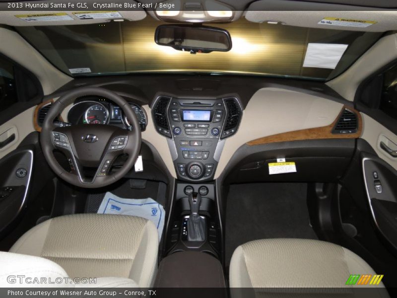 Dashboard of 2013 Santa Fe GLS