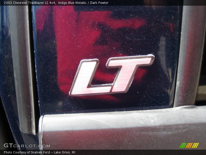 Indigo Blue Metallic / Dark Pewter 2003 Chevrolet TrailBlazer LS 4x4